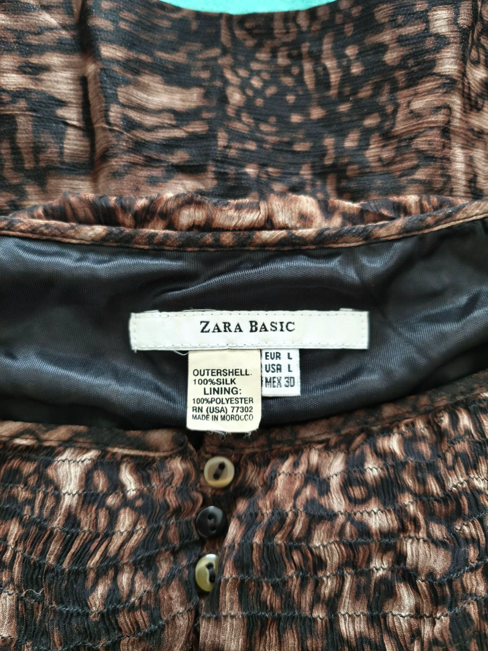 Blusa Zara Basic L (Forrada) / Top Zara – photo 9